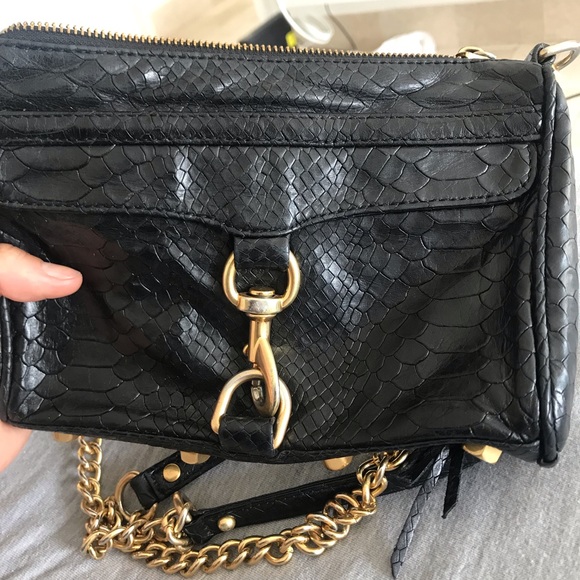 Rebecca minkoff crocodile mini MAC crossbody purse - Picture 6 of 7